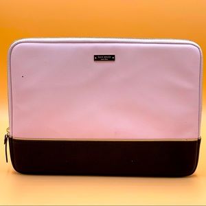 Kate Spade Pink Black Lapstop Case Sleeve